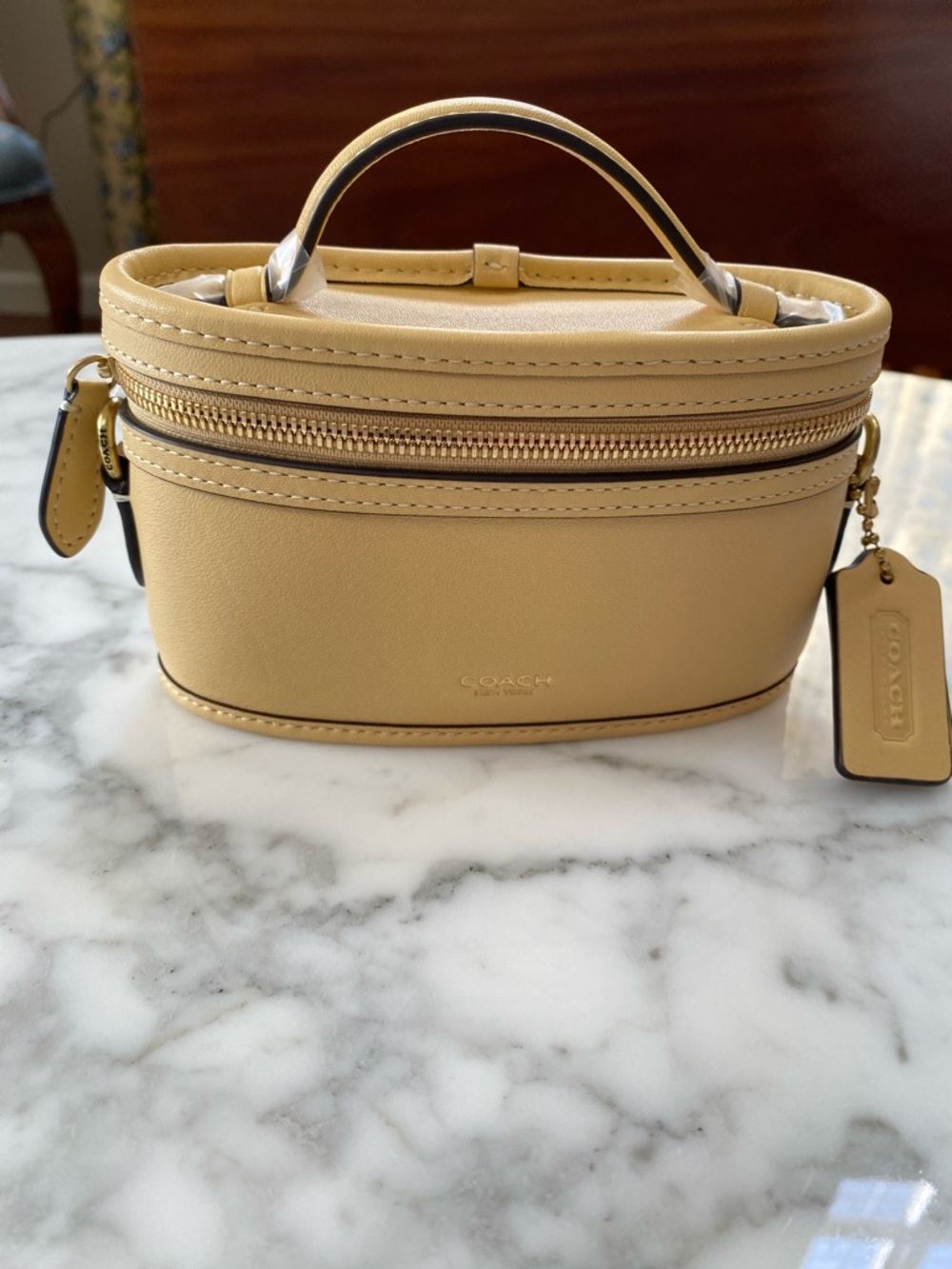 Coach Vanilla Trail Bag with Top Handle
